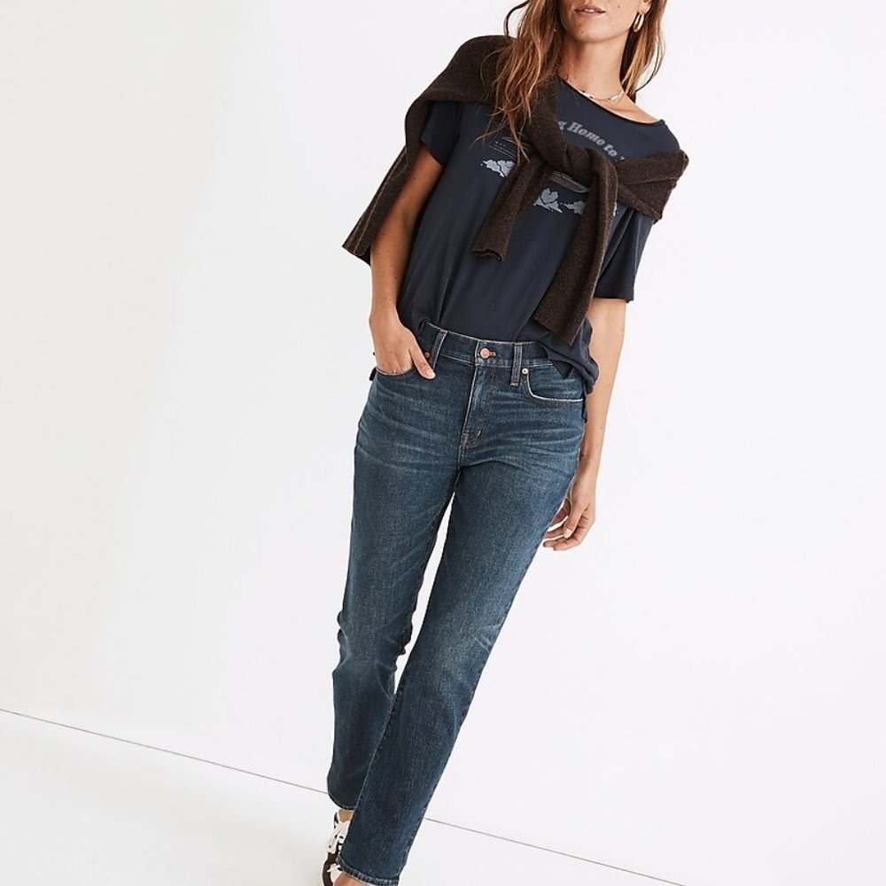 Madewell tomboy straight jeans